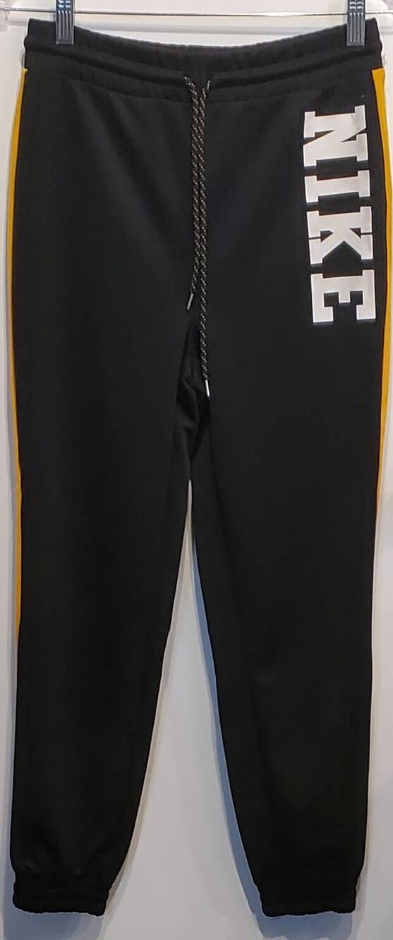 Forever 21 Black Mustard Yellow Stripe Joggers Size Small